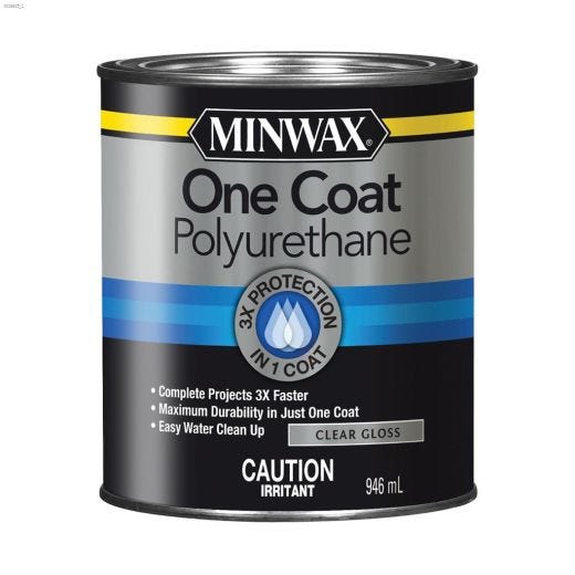 946 mL Gloss Clear One Coat Wood Stain