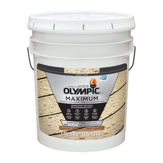 Olympic Maximum 5 gal Clear Waterproofing Sealant