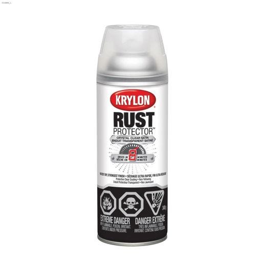 Rust Protector\u2122 12 oz Satin Crystal Clear Protective Coating
