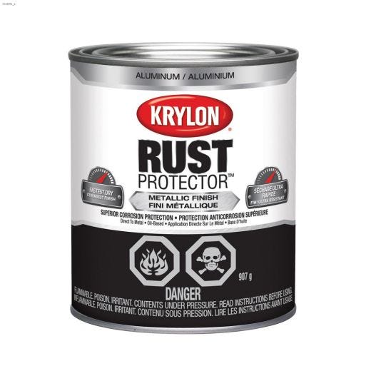 Rust Protector\u2122 1 Quart Metallic Aluminum Rust Paint