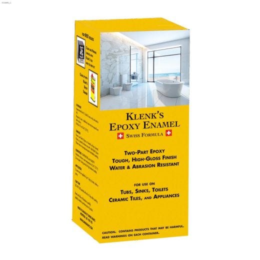 Klenk's 500 mL Gloss White Epoxy Enamel Paint