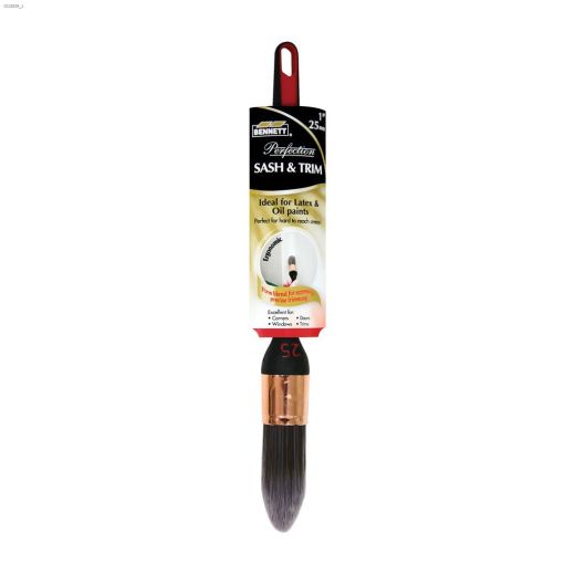 25 mm Polyester Round Tapered Sash Paint Brush