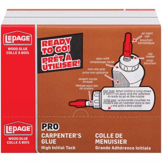 Colle menuisier pro haute fluidité LePage® bouteille 400ml