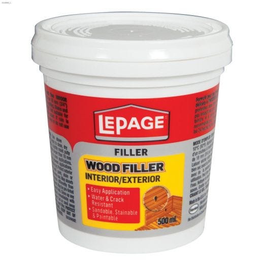 500 mL Tan Interior\/Exterior Wood Filler