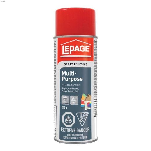 LePage\u00ae 311.8 g Spray Can White Multi-Purpose Spray Adhesive