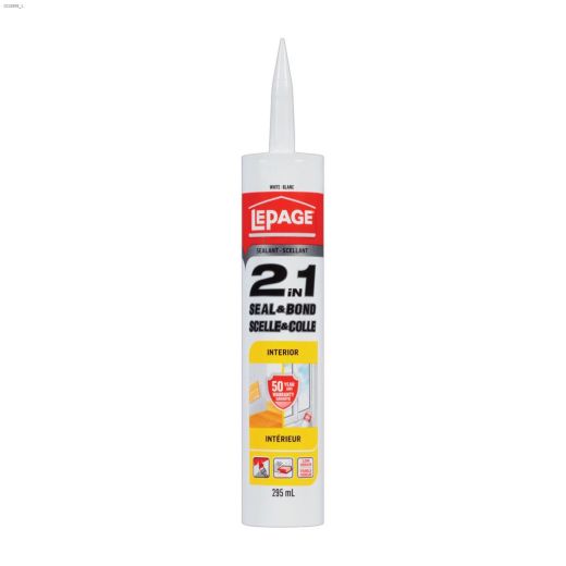 LePage\u00aeUltra Seal 295 mL White 2-In-1 Adhesive & Sealant