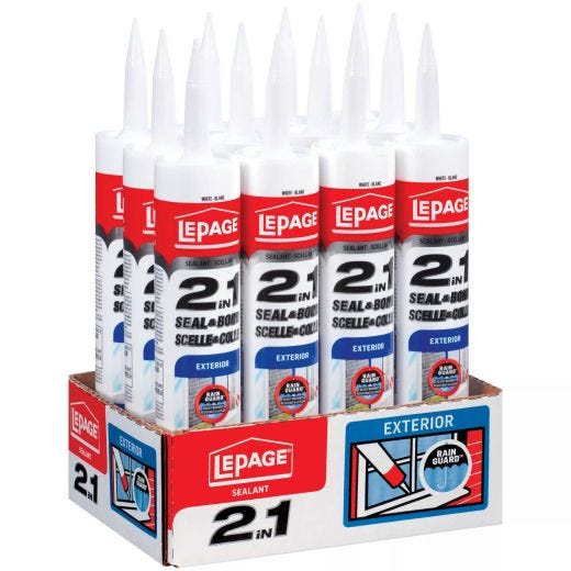 LePage Ultra Seal 295 mL White Window & Door Sealant