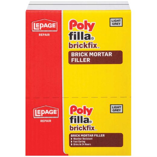 Mastic mortier briques tube gris 300ml Polyfilla® Brickfix®