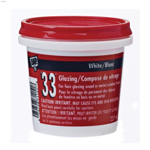 DAP 33 273 mL White Window Glazing Putty