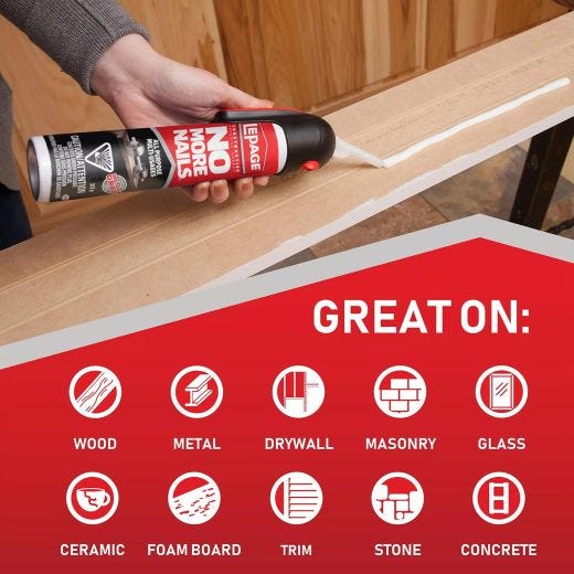 No More Nails 170 g Pressure Pack Construction Adhesive