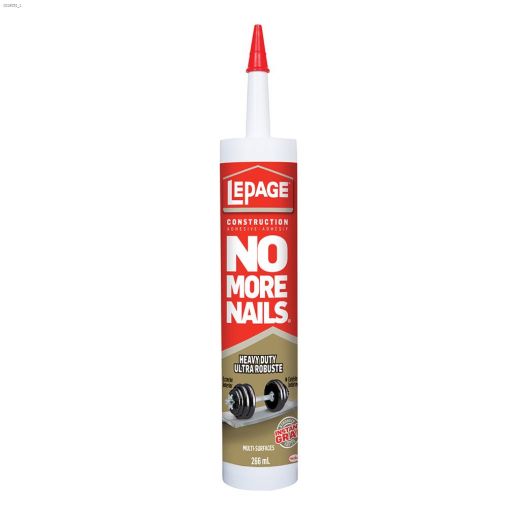 No More Nails\u00ae 266 mL Cartridge Construction Adhesive