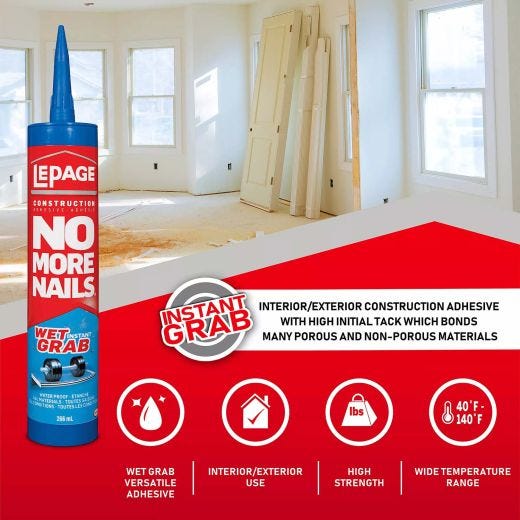 No More Nails Wet Grab 266 mL Construction Adhesive