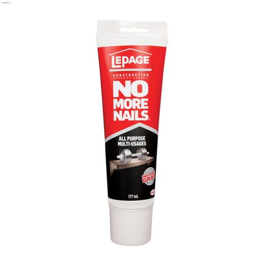 No More Nails\u00ae 177 mL Squeeze Tube Construction Adhesive