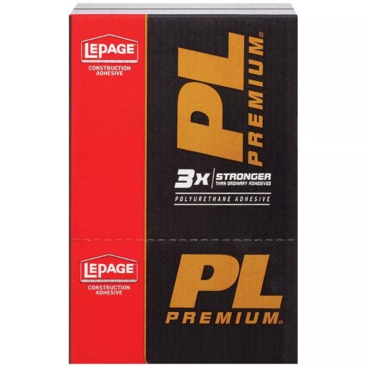 PL Premium 825 mL Paper Cartridge Construction Adhesive