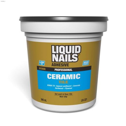 Liquid Nails 946 mL White Ceramic Tile Adhesive