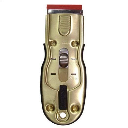 1-1\/2\" x 3-1\/2\" Plastic Flexible Ergonomic Razor Scraper