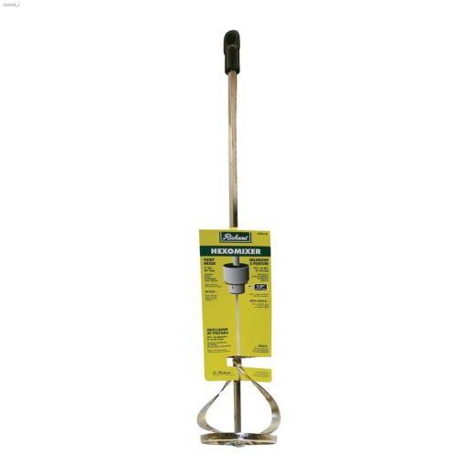 24\" x 4\" Nickel Plated Hexomixer Paint & Adhesive Mixer