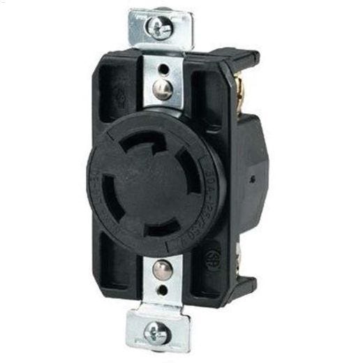 Industrial Grade Locking Receptacle 30A 125\/250V 3P\/4W