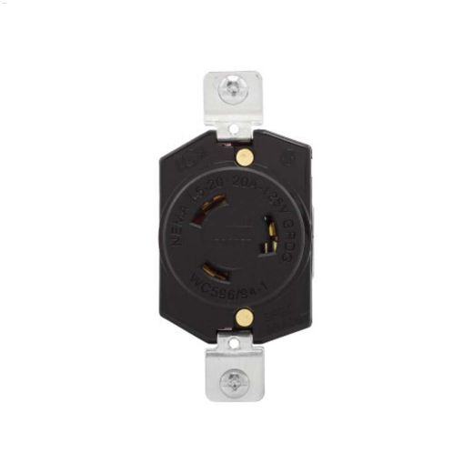Locking Receptacle 20A 125V 2P\/3W