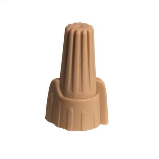 18 - 6 AWG Thermoplastic Tan Winged Wire Connector