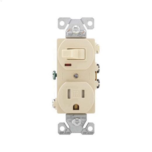 Toggle Combination Switch 15A 1P