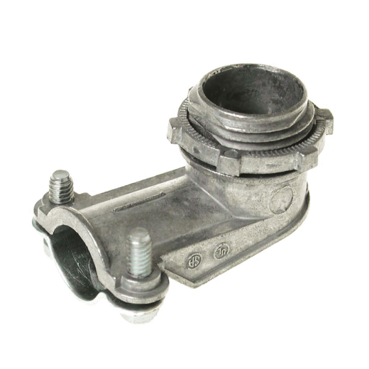 3/8" Zinc 90 Degree Connector