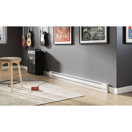 Brava Electric Baseboard 2500W/240V-White