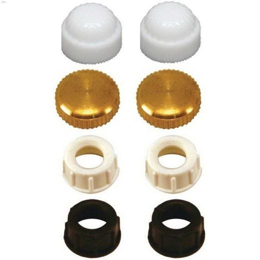 1\/8\" IPS Plastic Assorted Lamp Cap