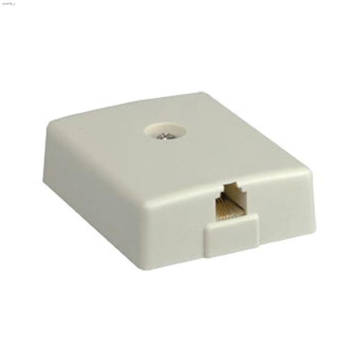 White Surface Mount Jack