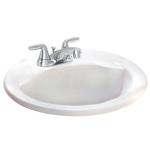 White Ravenna Bathroom Sink