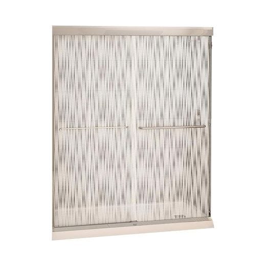 43 - 47" x 71" Chrome Effervescence Sliding Shower Door