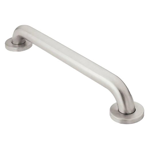 1-1/2" x 24" Peened Stainless Steel Wall Mount Grab Bar