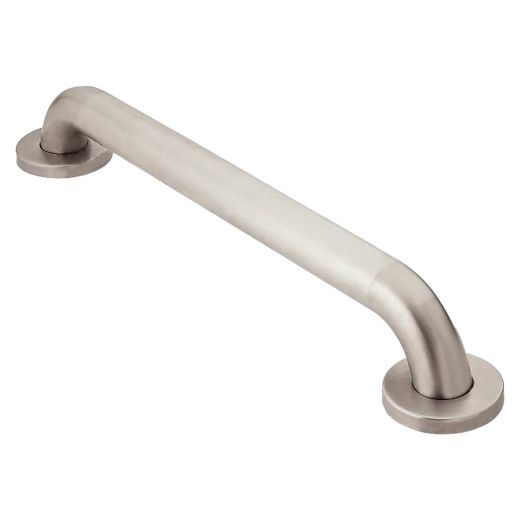 1-1/2" x 18" Peened Stainless Steel Wall Mount Grab Bar