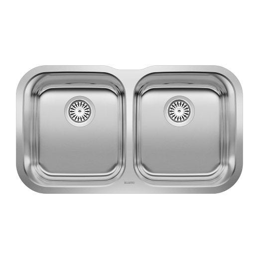 Essential U 2 31" x 17-3/8" Satin Brushed Kitchen Sink