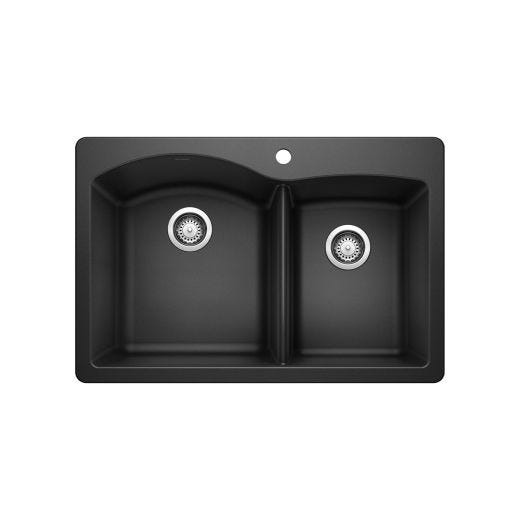 Silgranit Diamond 33" x 22" Anthracite Kitchen Sink