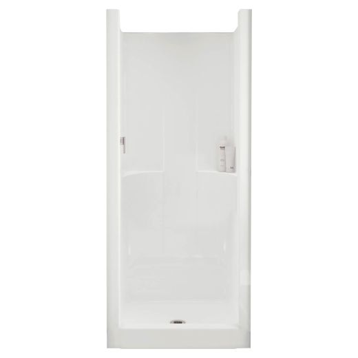 Jupiter White 1-Piece Shower Stall