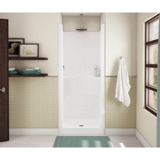 Jupiter White 1-Piece Shower Stall