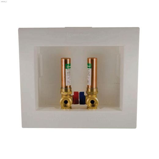 1\/2\" Pex White Washing Machine Box With Arrester Valve