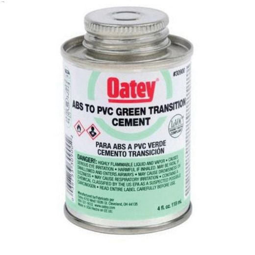 236 mL White Transition ABS to PVC Cement