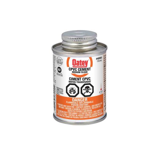 118 mL Clear Medium CPVC Cement