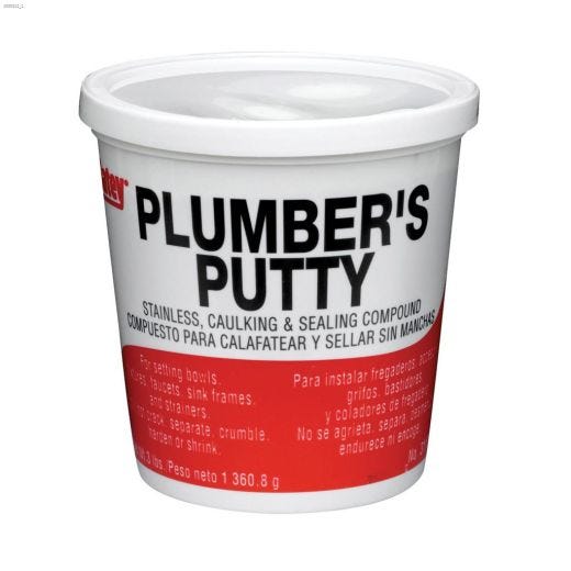 2 kg Off White Plumber's Putty