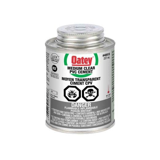 237 mL Clear Medium PVC Cement