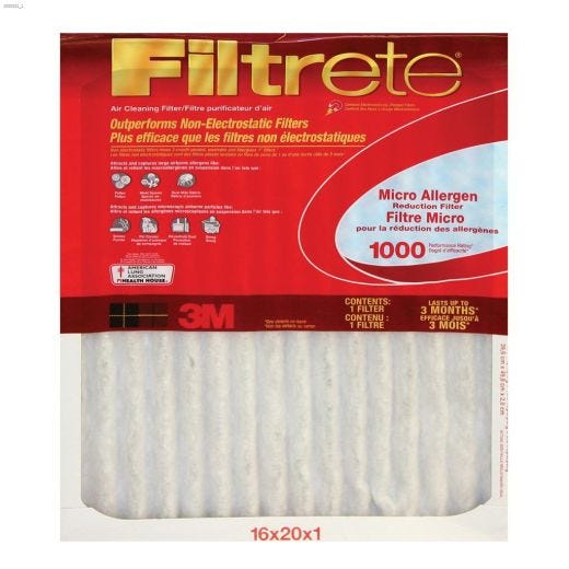 Filtrete\u2122 20\" x 16\" x 1\" Micro Allergen Reduction Filter