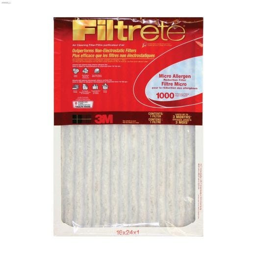 Filtrete\u2122 25\" x 16\" x 1\" Micro Allergen Reduction Filter