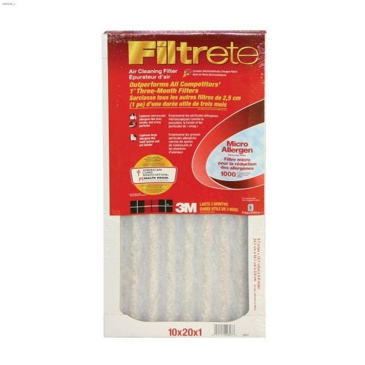 Filtrete\u2122 20\" x 10\" x 1\" Micro Allergen Reduction Filter