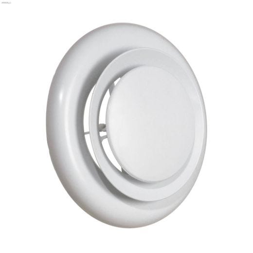 5 - 6\" White Round Air Diffuser