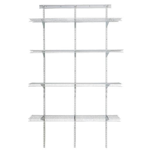 4' ShelfTrack Pantry Kit-White