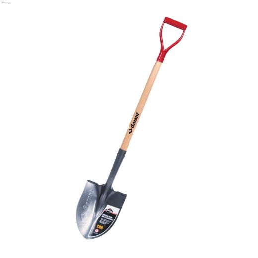 9\" x 48.5\" Tempered Steel Round Point Shovel