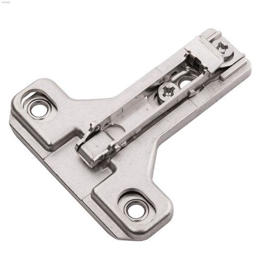 Bright Nickel Functional Hinge Mounting Plate Adapter
