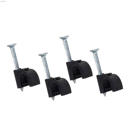 Plastic Coaxial Nail-In Clamp-20\/Pack